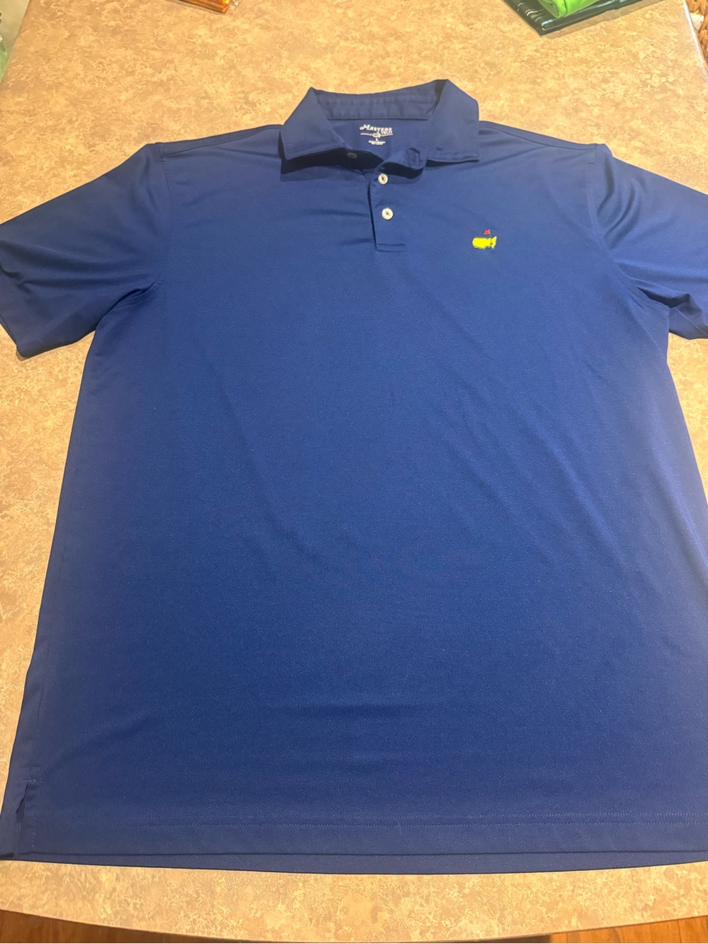 Masters Royal Blue Golf Polo with Small Embroidered Logo